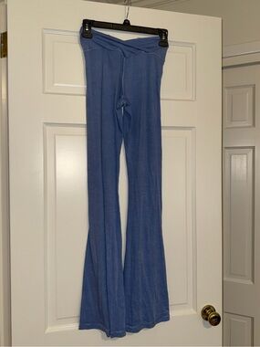 aerie Blue Boot Cut Flare Yoga Pants